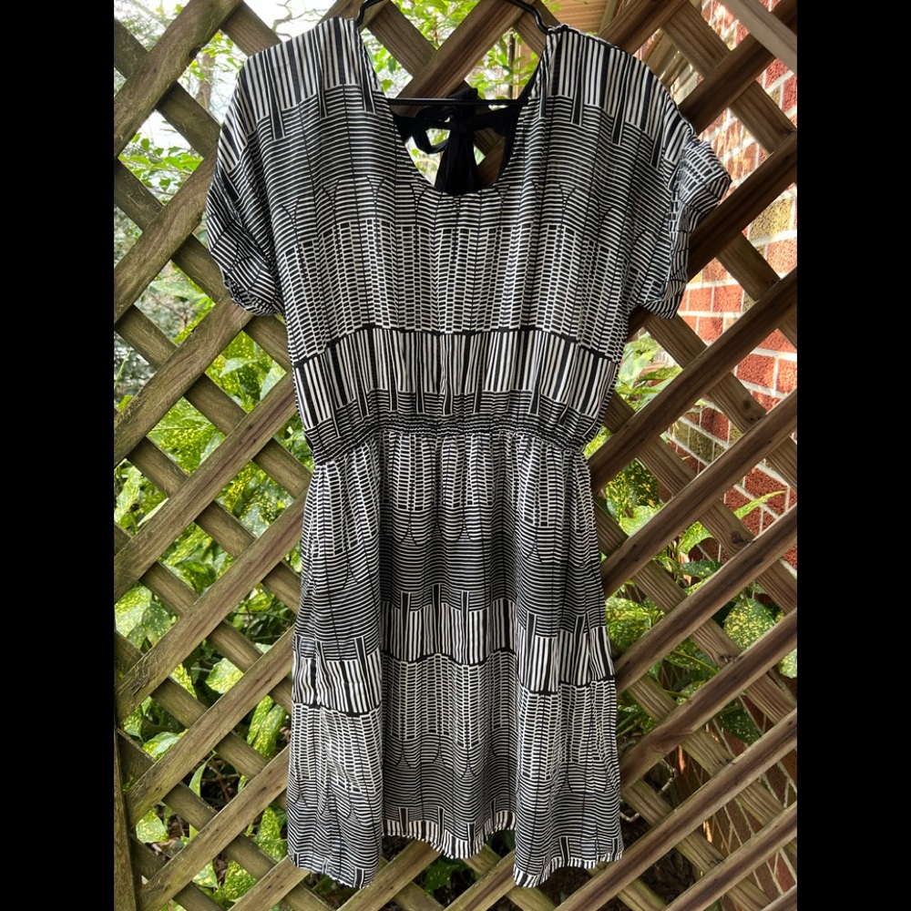 Black and white dress